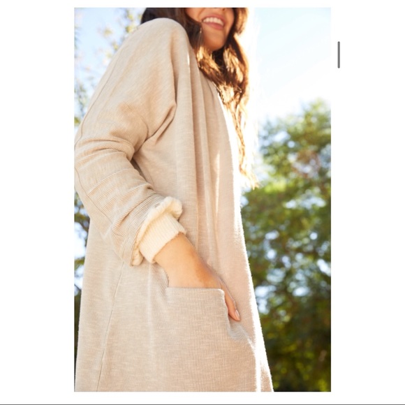 Donni Ribbed Sweater Coat - Picture 3 of 3